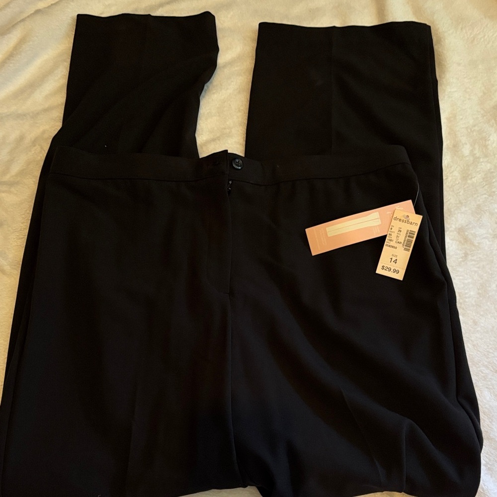 Black shaping dress barn pants